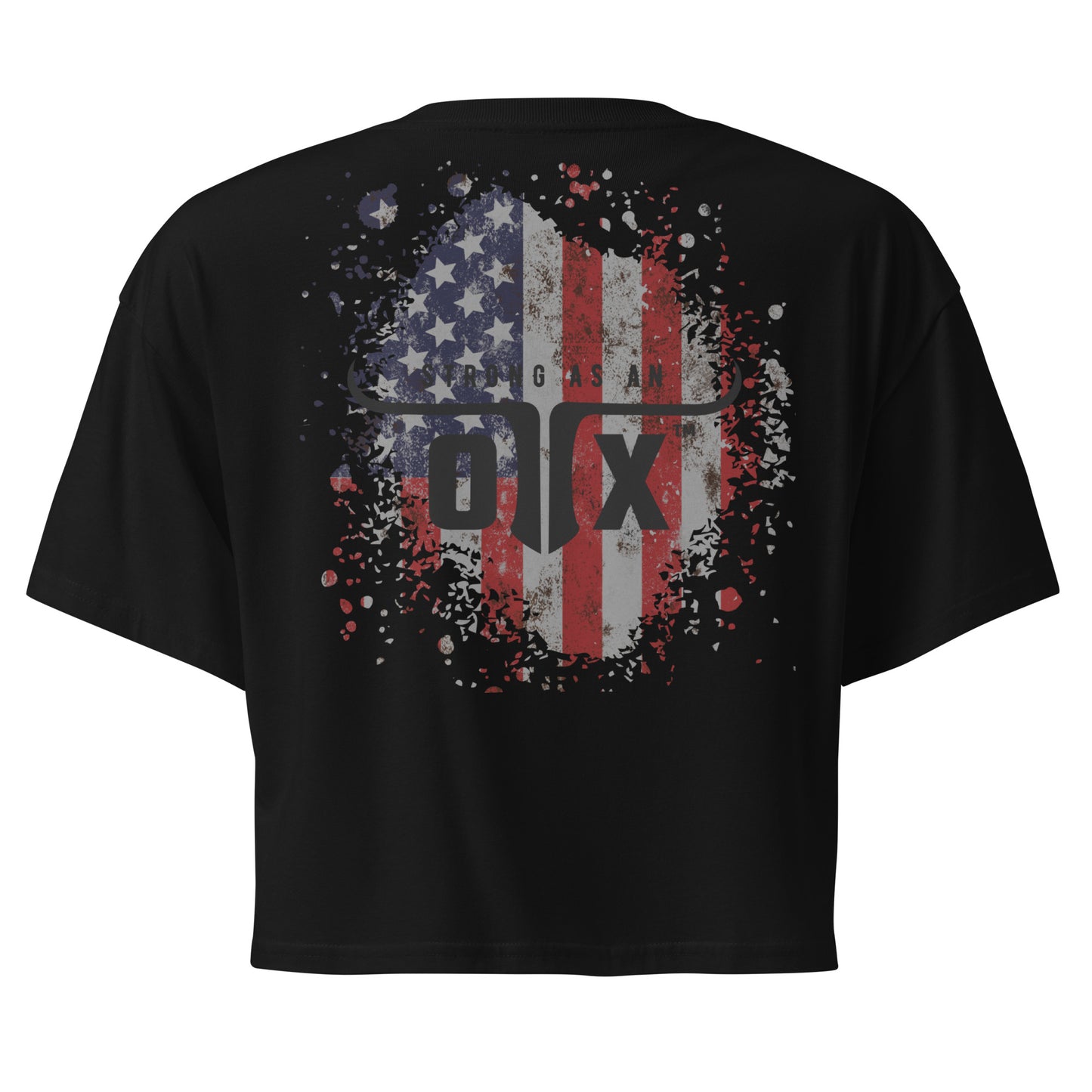 Premium Cotton Gym Crop Tee