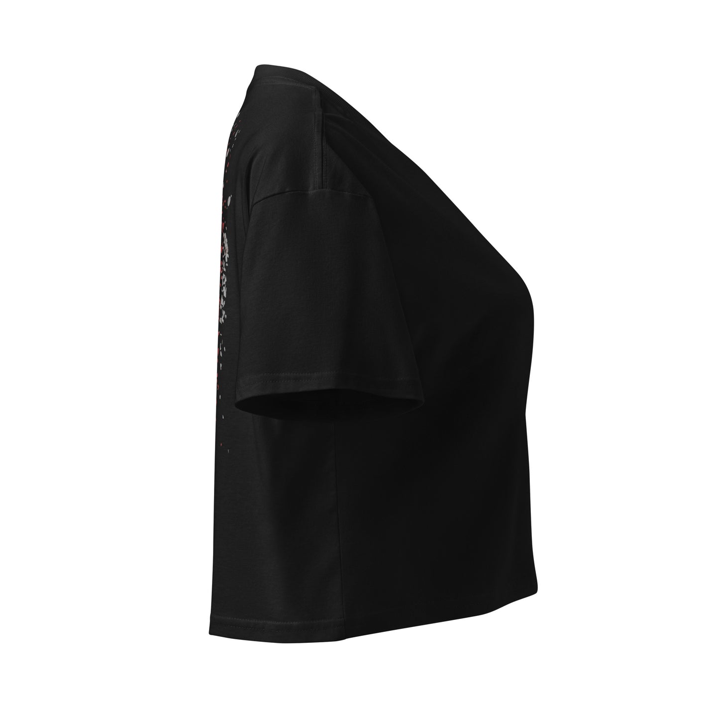 Premium Cotton Gym Crop Tee