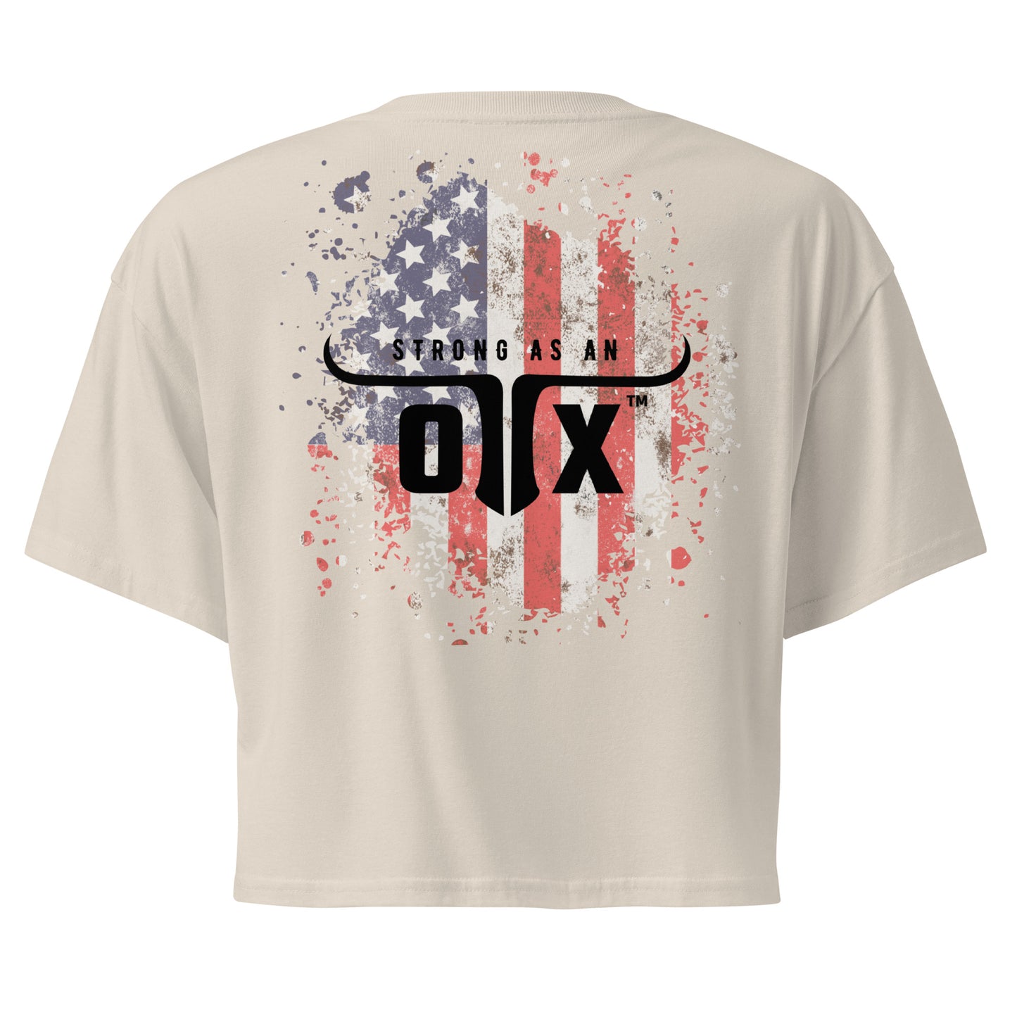 Premium Cotton Gym Crop Tee