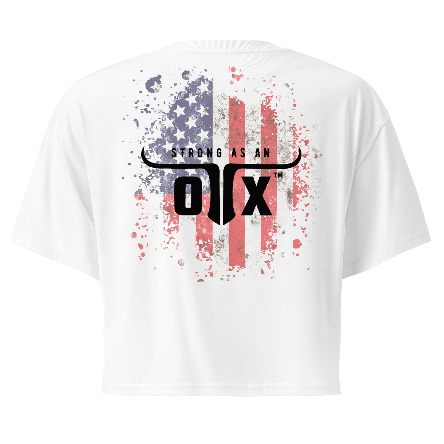 Premium Cotton Gym Crop Tee