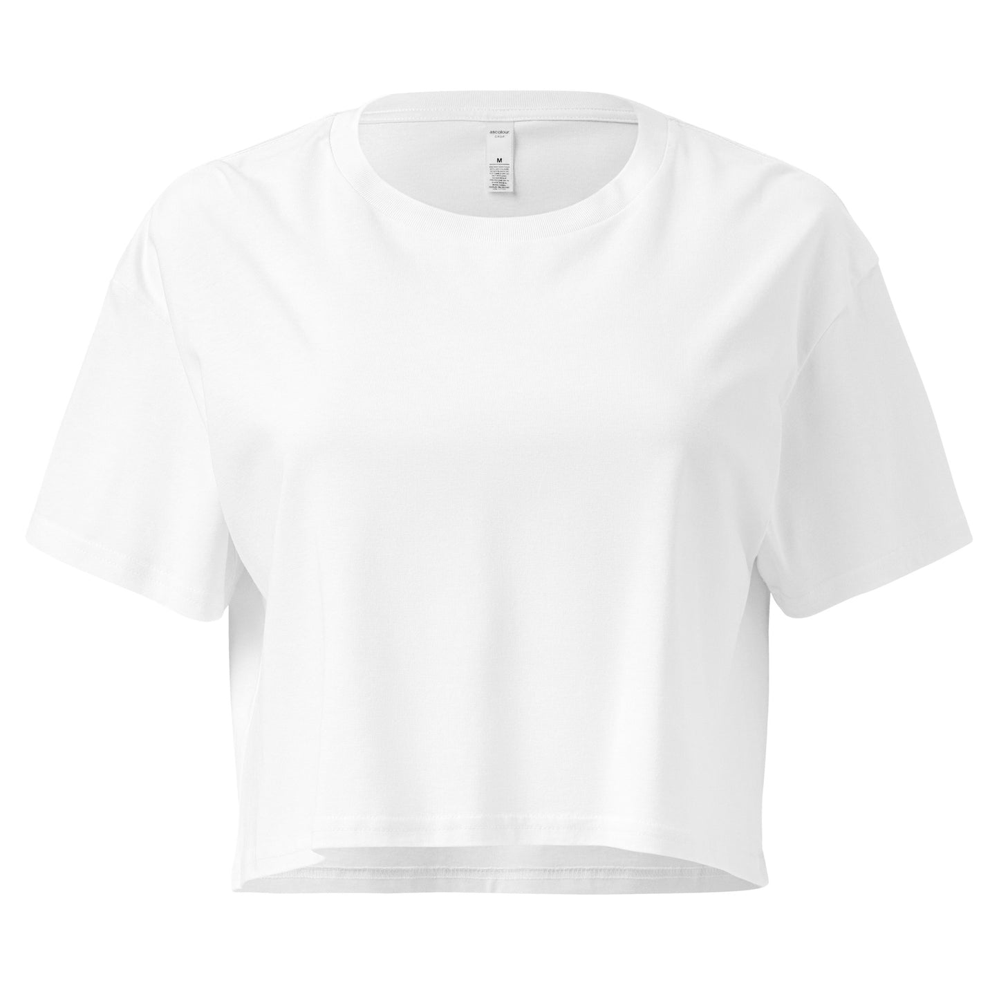 Premium Cotton Gym Crop Tee