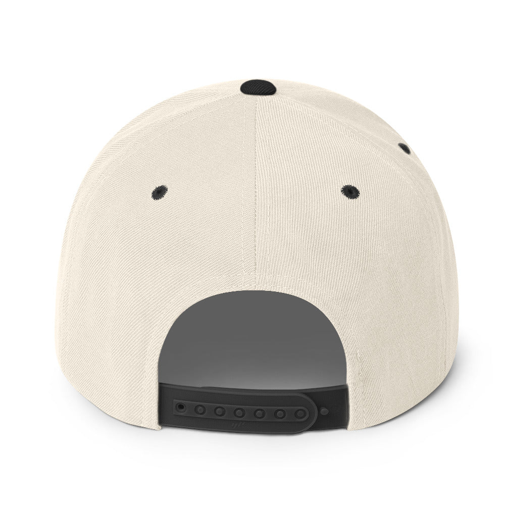 Classic Gym Snapback with Flat Brim