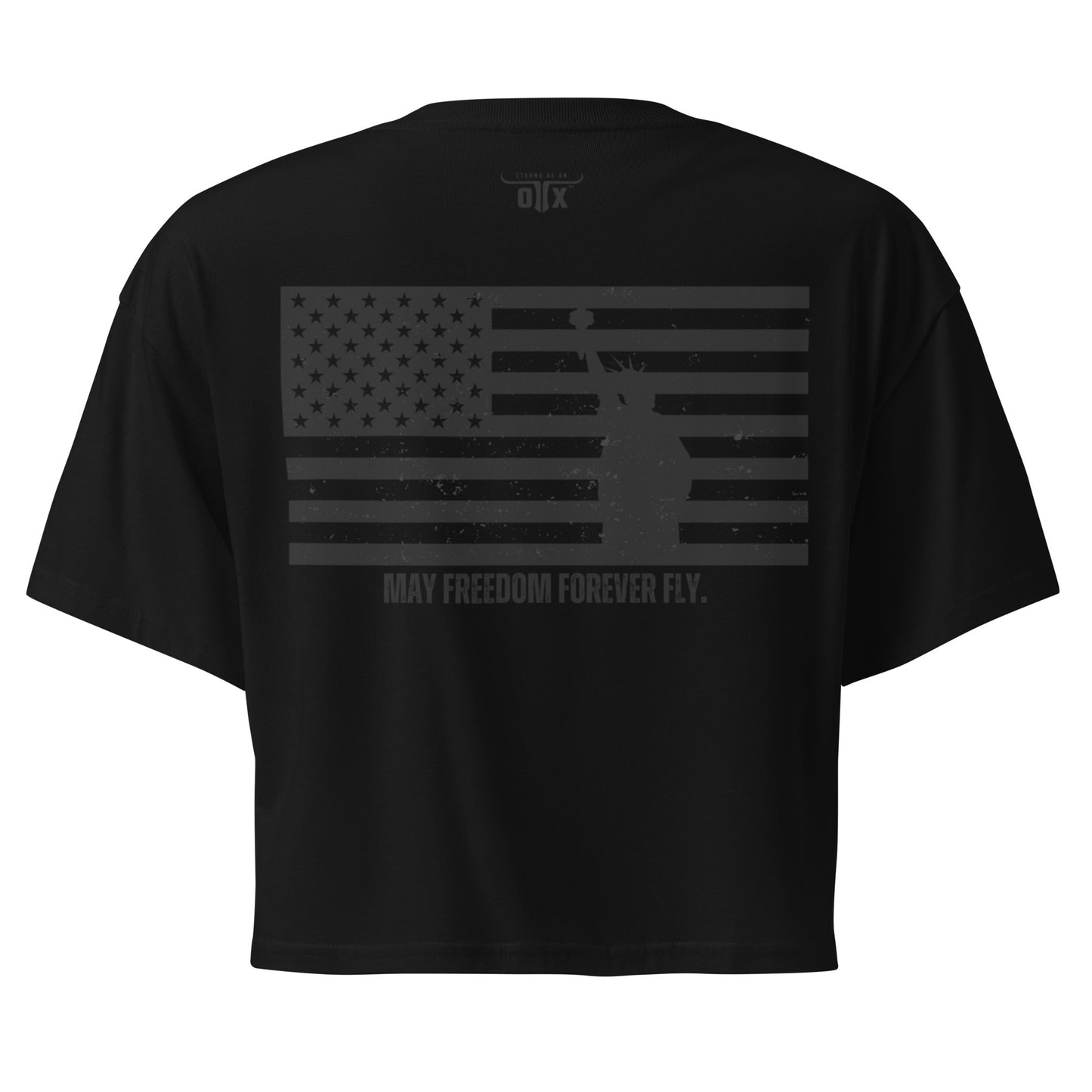Premium Cotton Gym Crop Tee