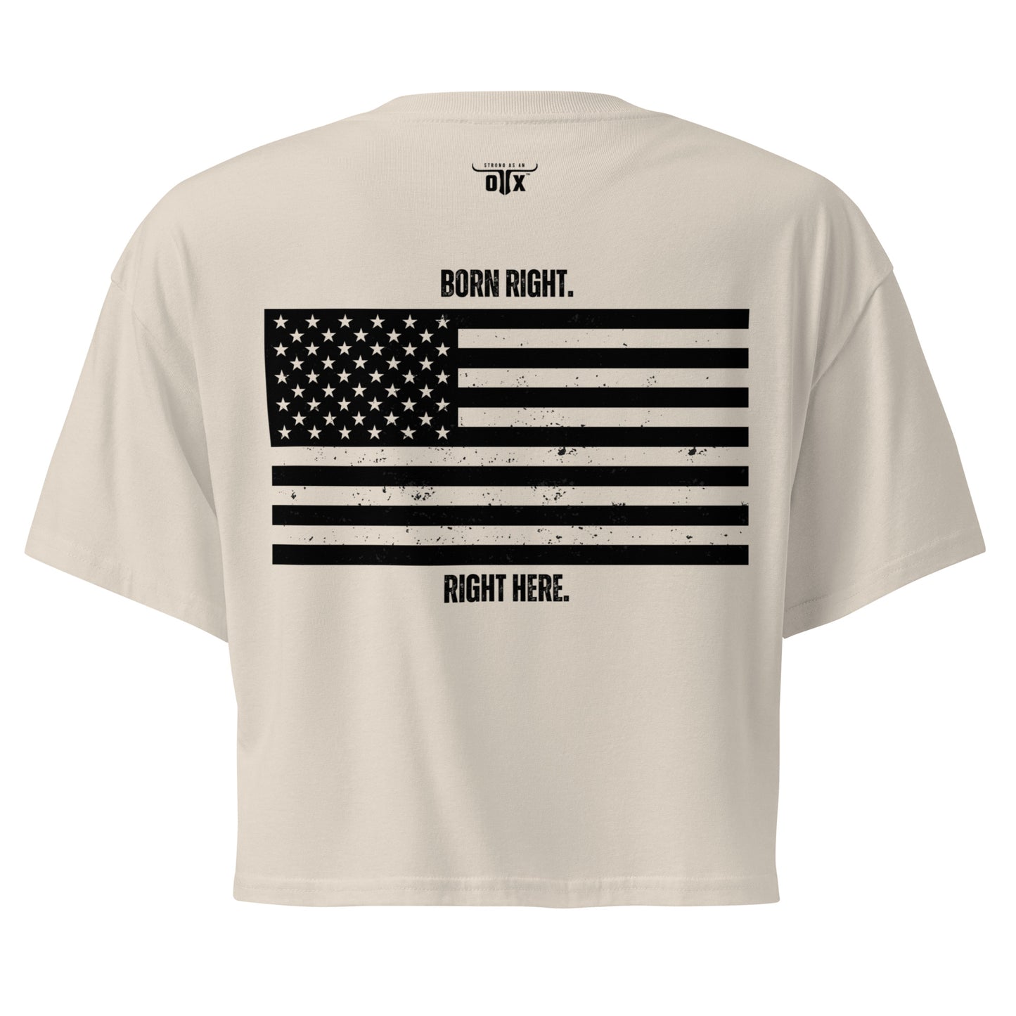 Premium Cotton Gym Crop Tee