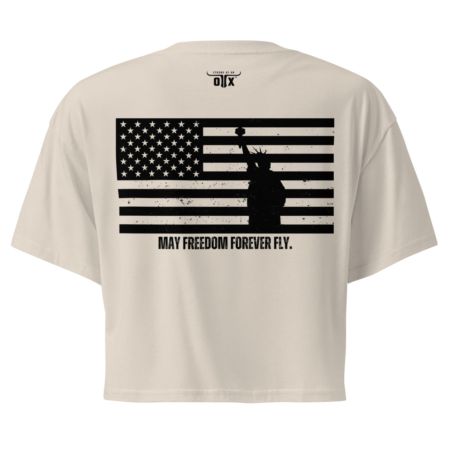 Premium Cotton Gym Crop Tee