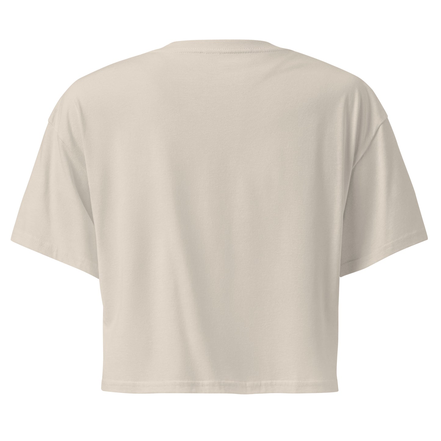 Premium Cotton Gym Crop Tee