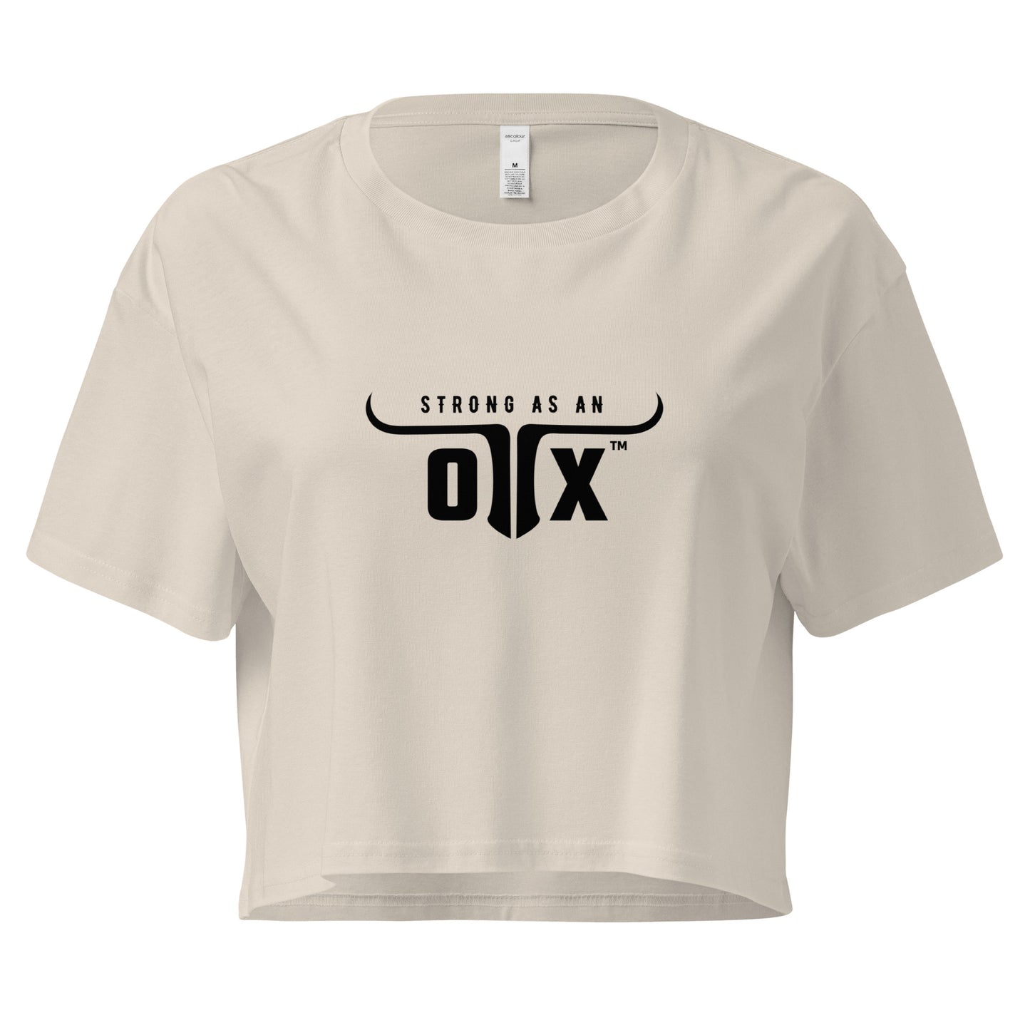 Premium Cotton Gym Crop Tee