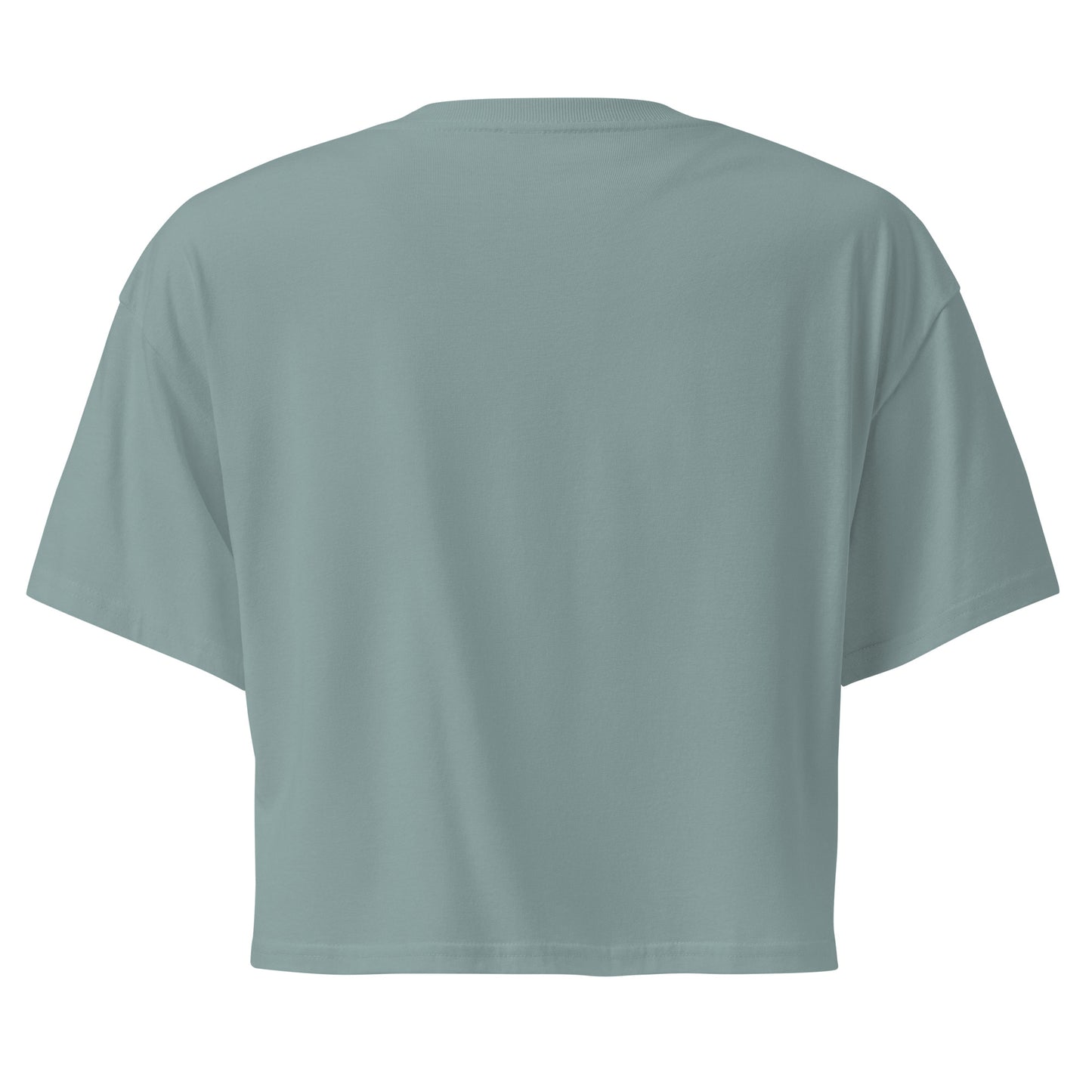 Premium Cotton Gym Crop Tee