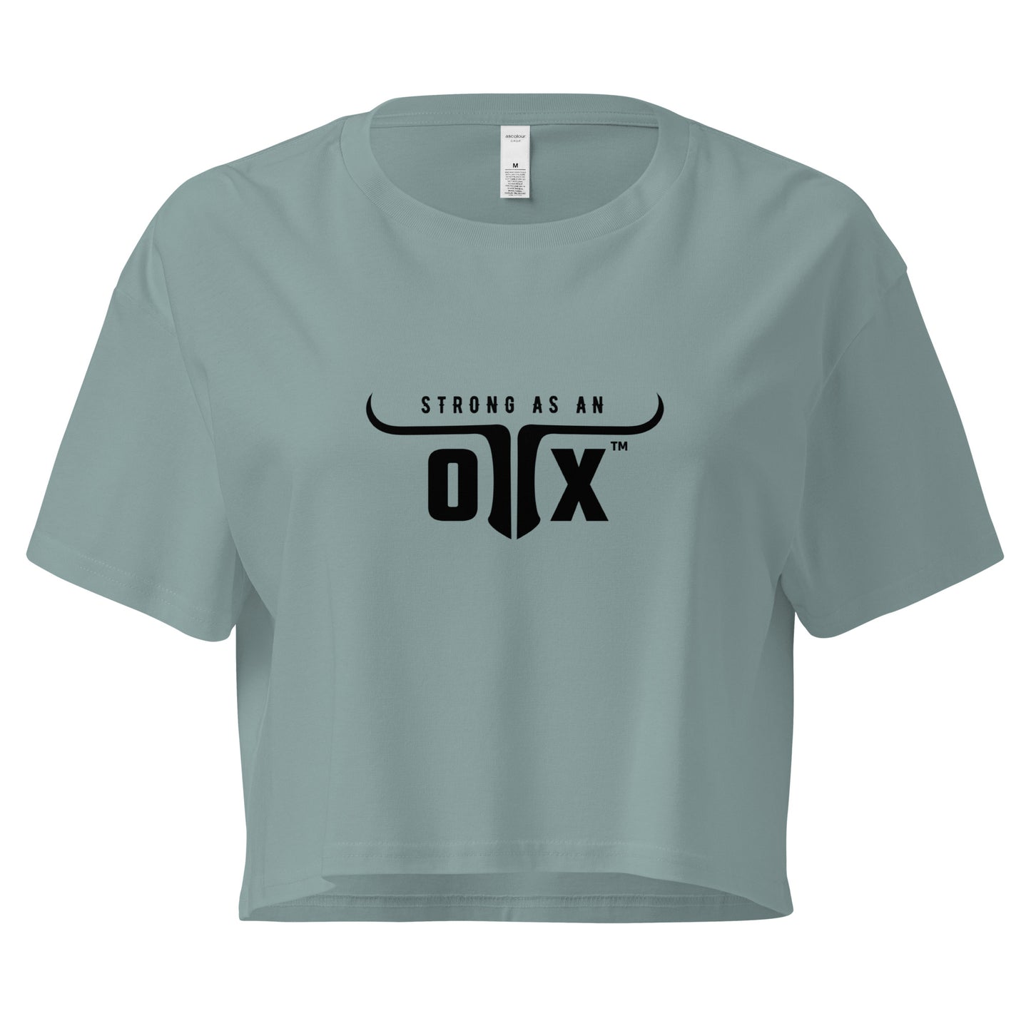 Premium Cotton Gym Crop Tee