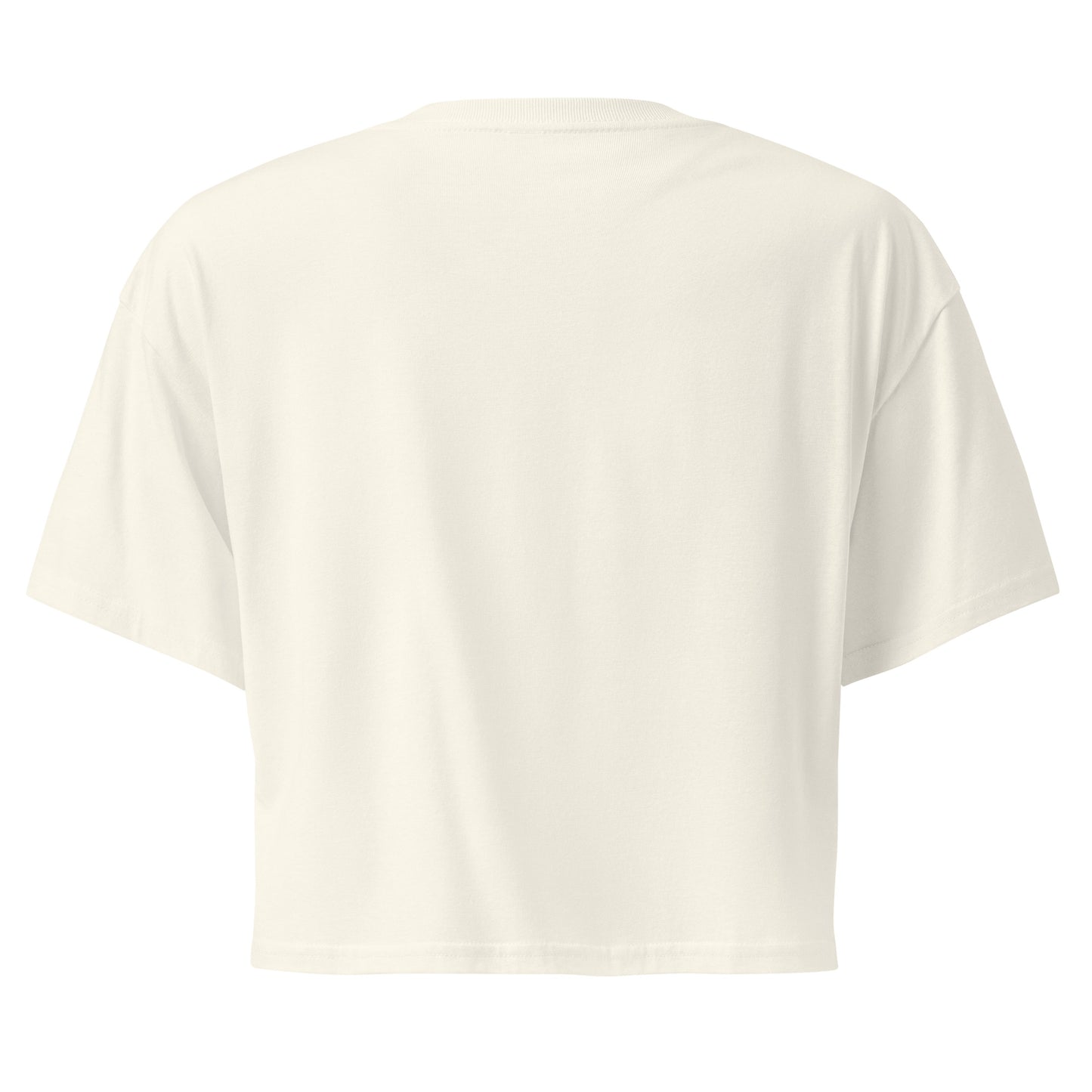 Premium Cotton Gym Crop Tee