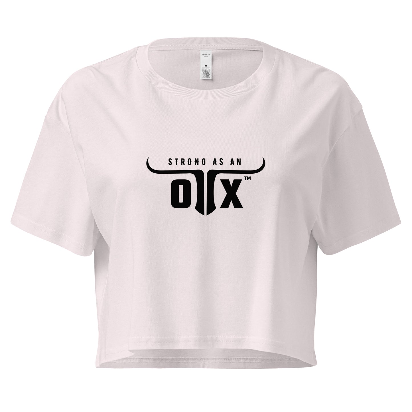 Premium Cotton Gym Crop Tee