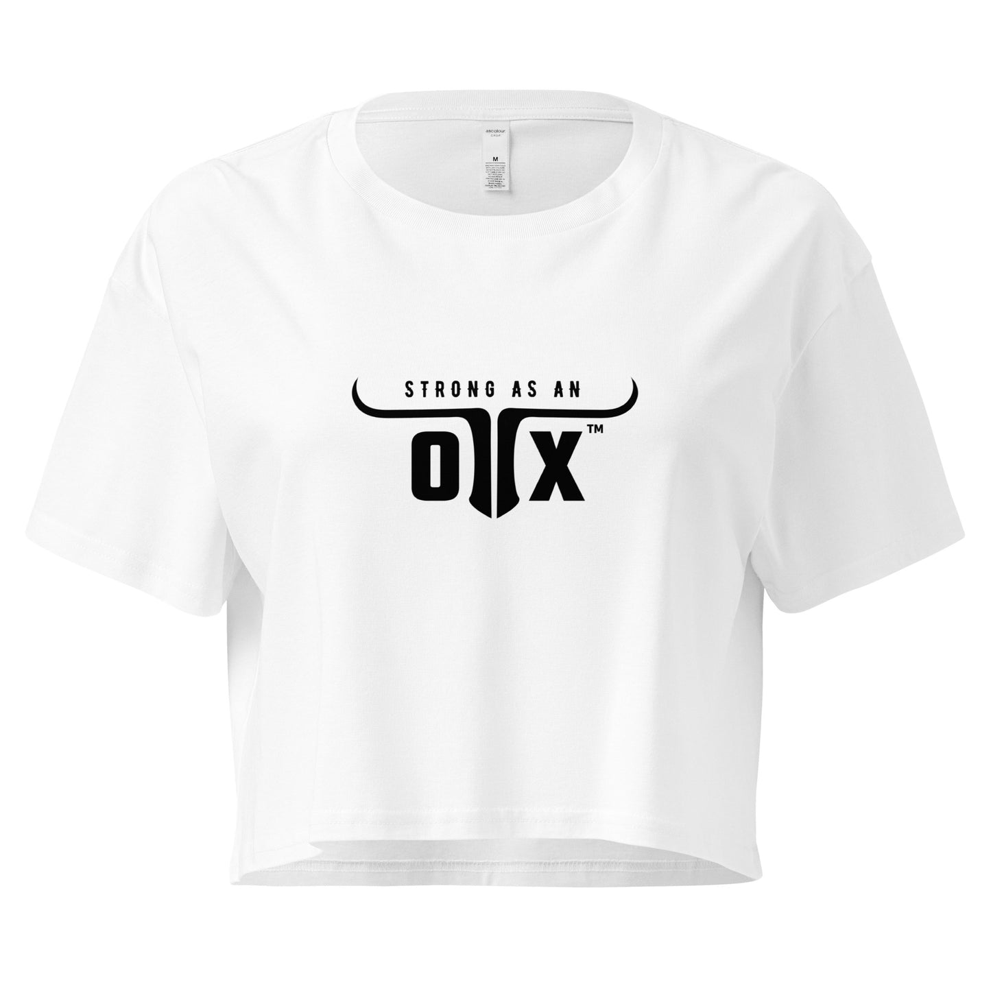 Premium Cotton Gym Crop Tee