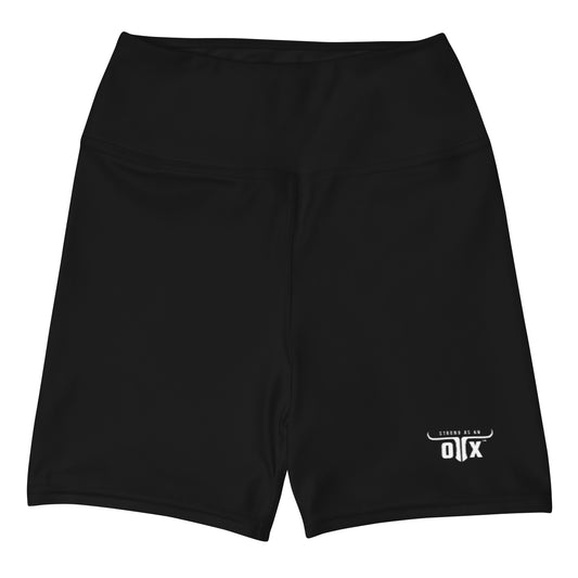 High-Waisted Performance Workout Shorts