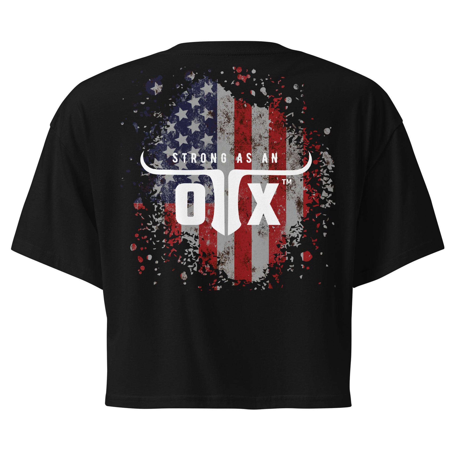 Premium Cotton Gym Crop Tee