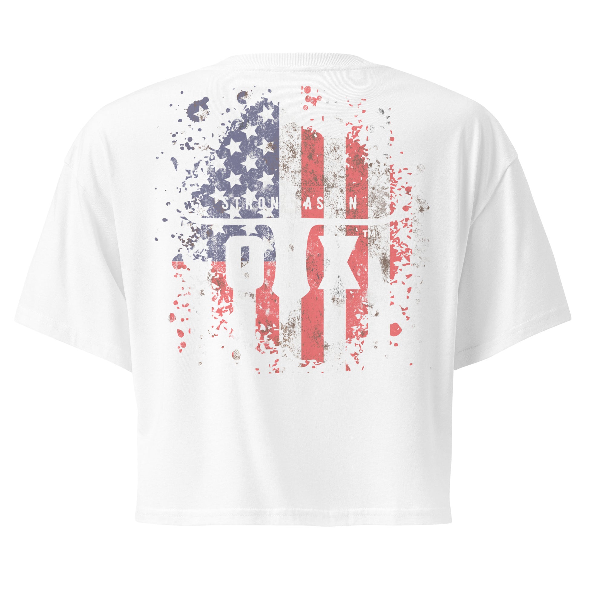 Premium Cotton Gym Crop Tee