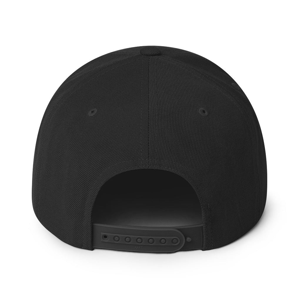Classic Gym Snapback with Flat Brim