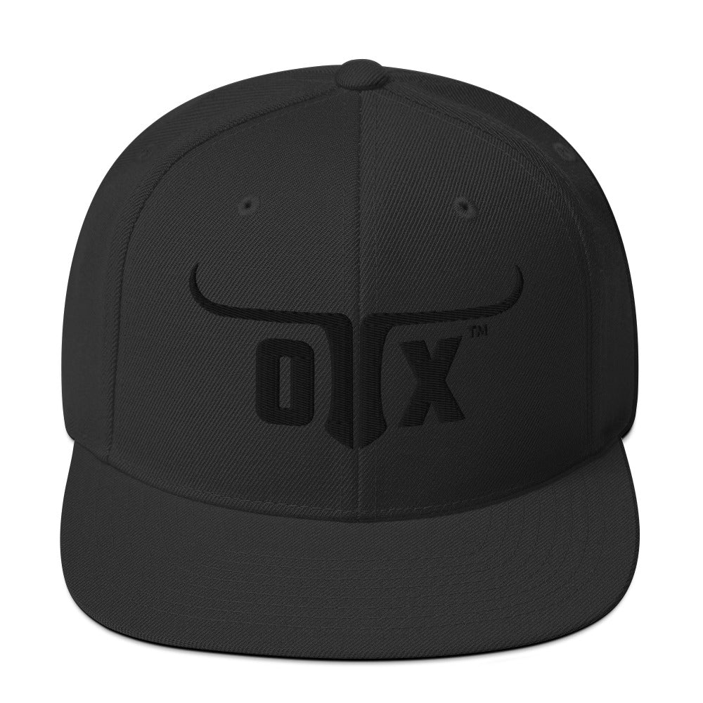 Classic Gym Snapback with Flat Brim