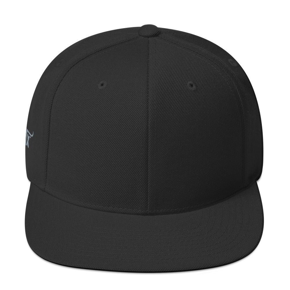 Classic Gym Snapback with Flat Brim