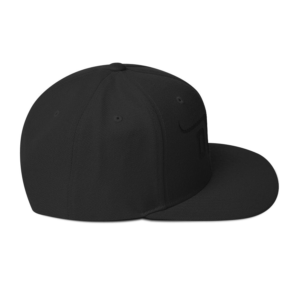 Classic Gym Snapback with Flat Brim