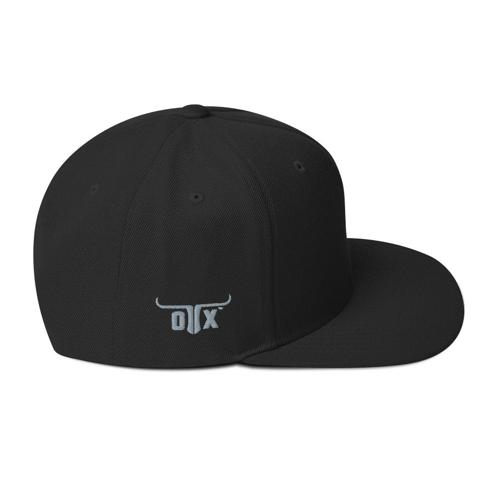 Classic Gym Snapback with Flat Brim