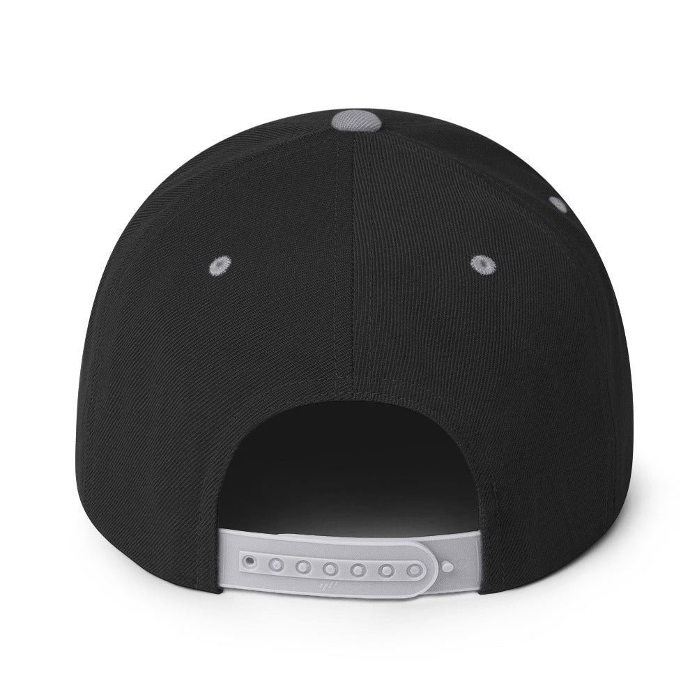 Classic Gym Snapback with Flat Brim