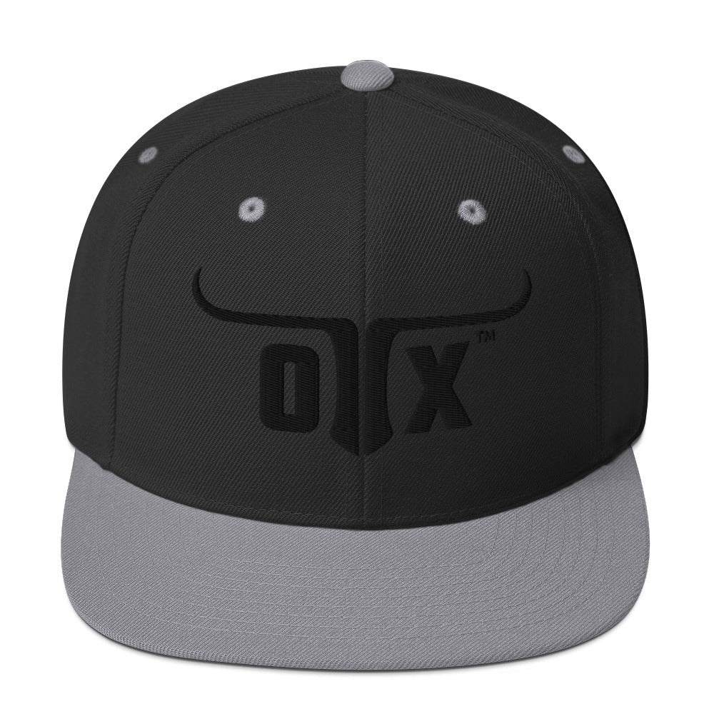 Classic Gym Snapback with Flat Brim