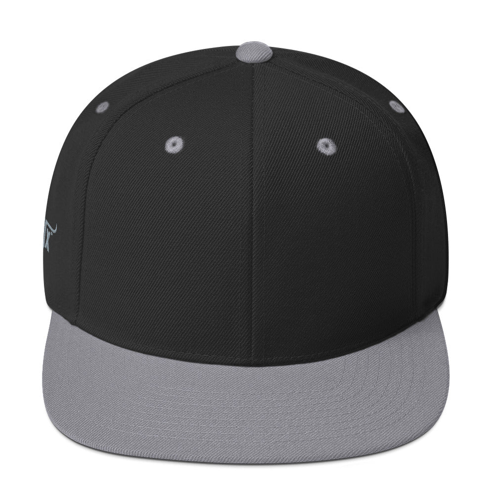 Classic Gym Snapback with Flat Brim