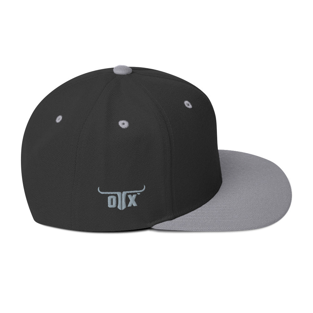 Classic Gym Snapback with Flat Brim