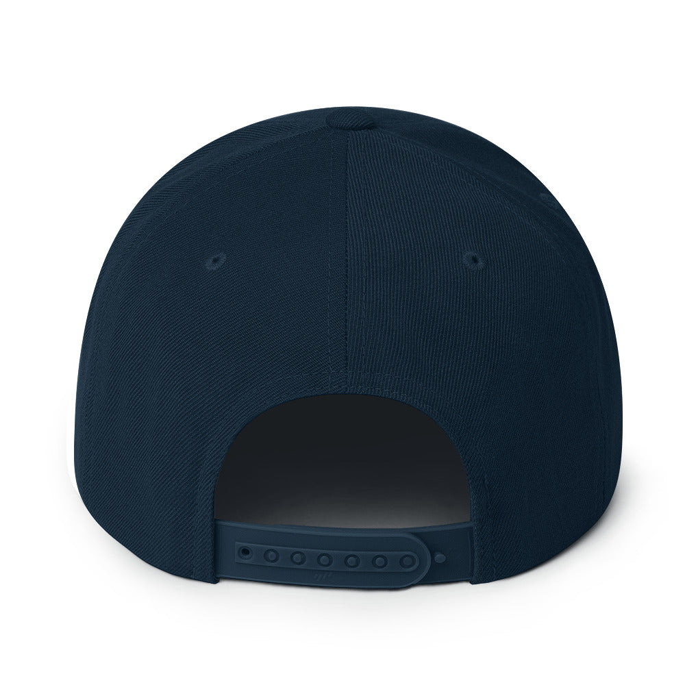 Classic Gym Snapback with Flat Brim