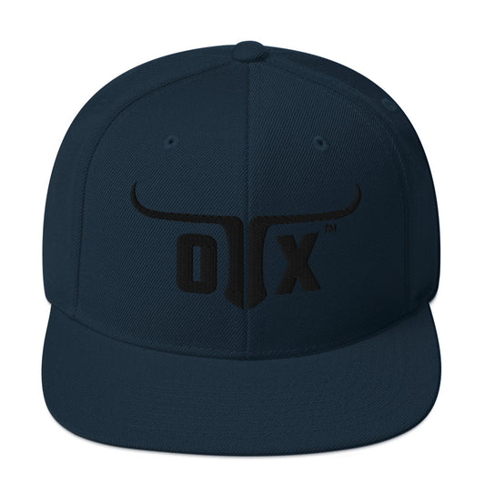 Classic Gym Snapback with Flat Brim