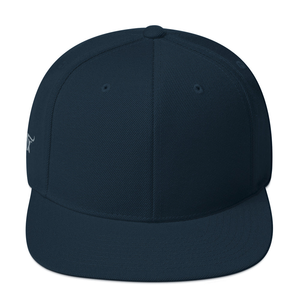 Classic Gym Snapback with Flat Brim
