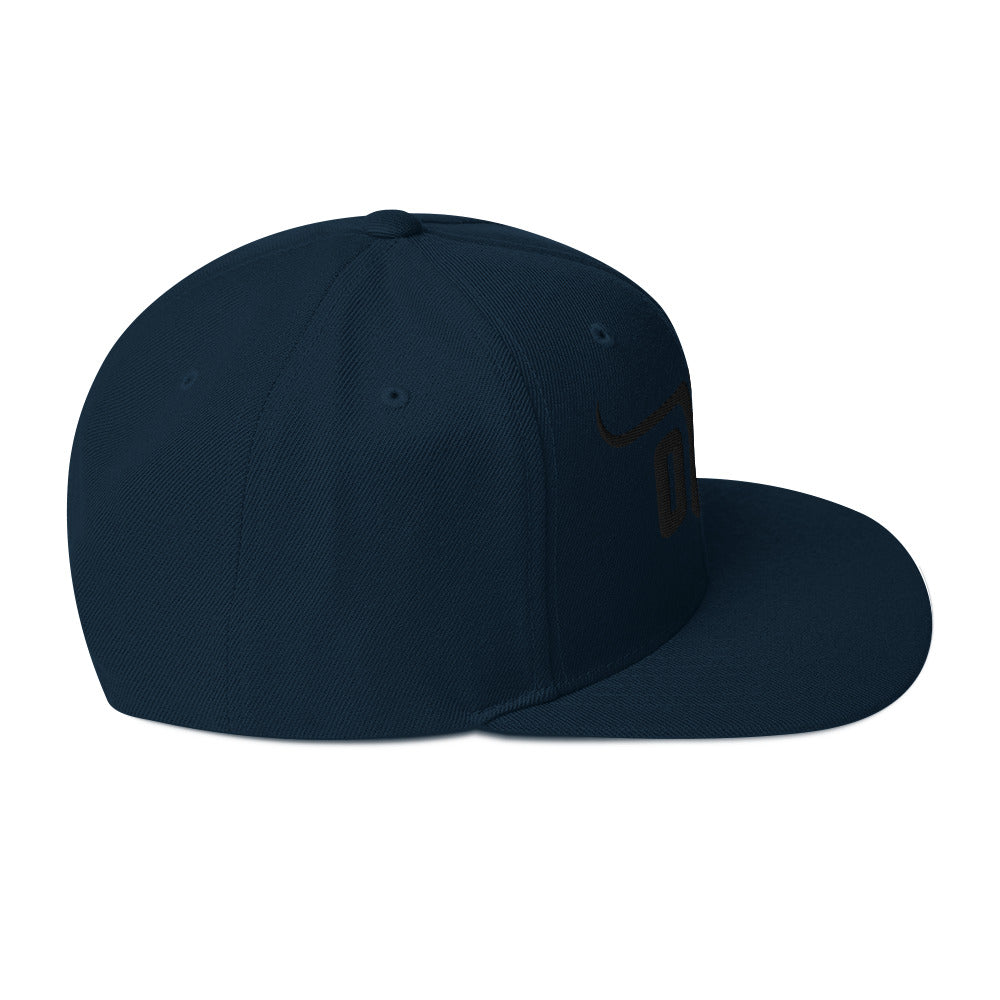 Classic Gym Snapback with Flat Brim