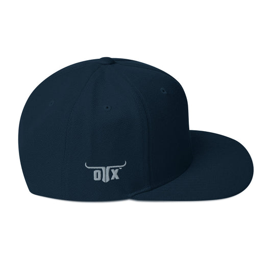 Classic Gym Snapback with Flat Brim