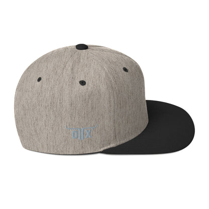 Classic Gym Snapback with Flat Brim