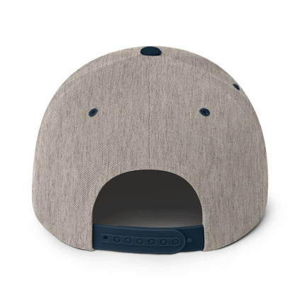 Classic Gym Snapback with Flat Brim