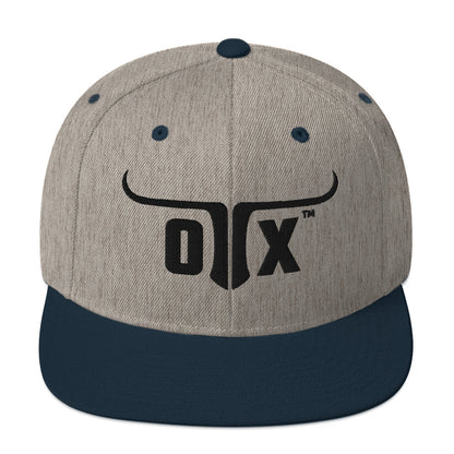 Classic Gym Snapback with Flat Brim