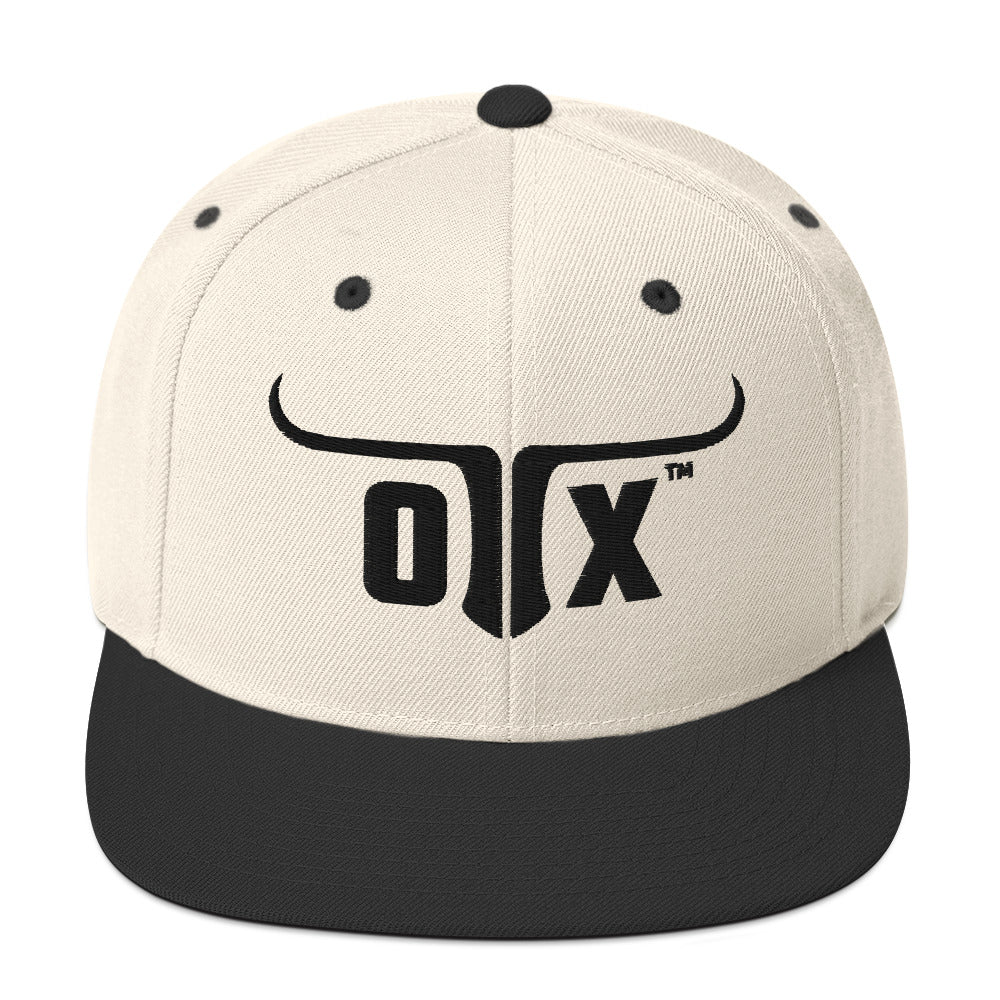 Classic Gym Snapback with Flat Brim