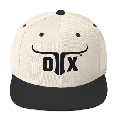 Classic Gym Snapback with Flat Brim