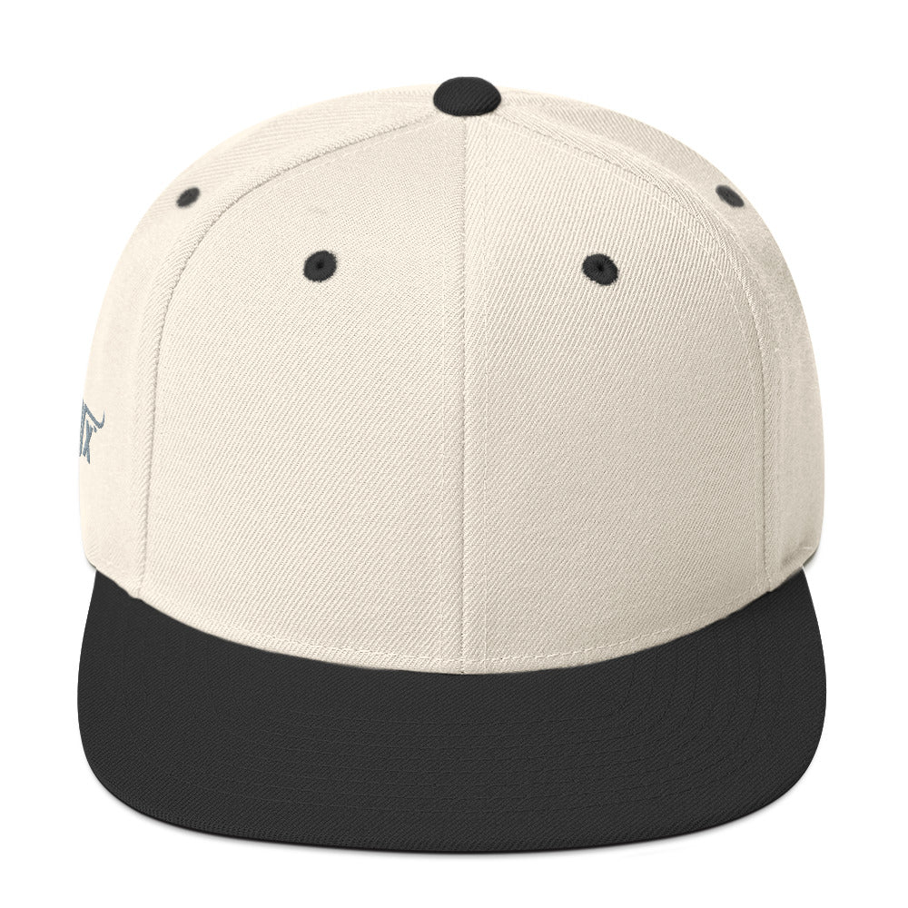 Classic Gym Snapback with Flat Brim