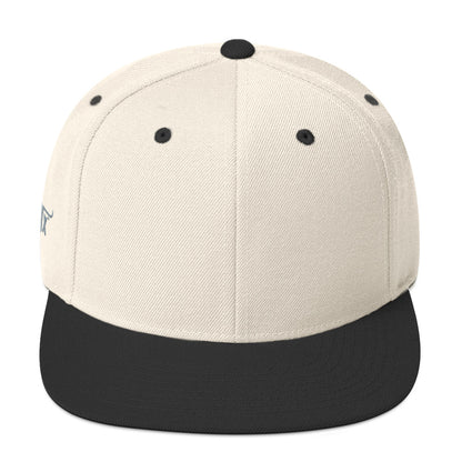 Classic Gym Snapback with Flat Brim