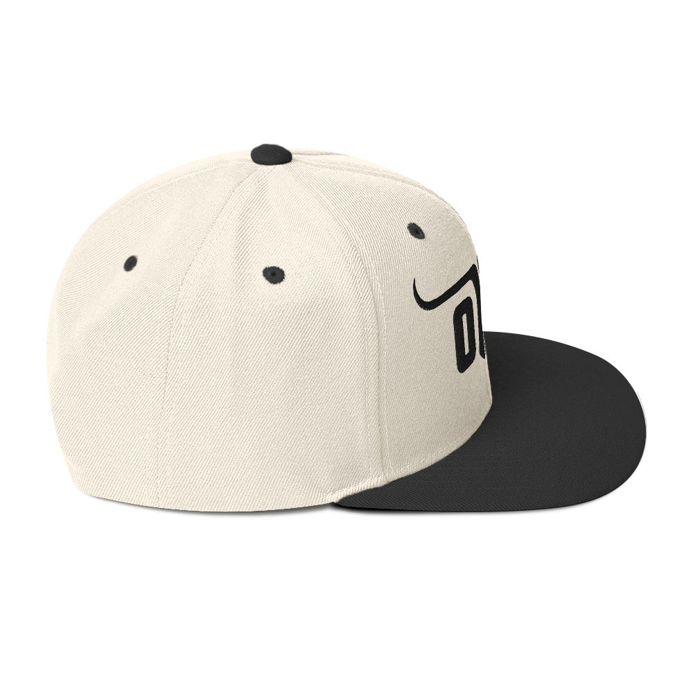 Classic Gym Snapback with Flat Brim