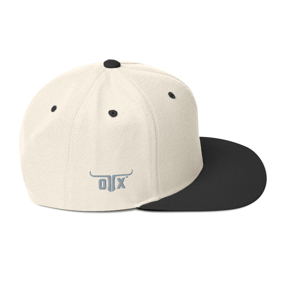 Classic Gym Snapback with Flat Brim