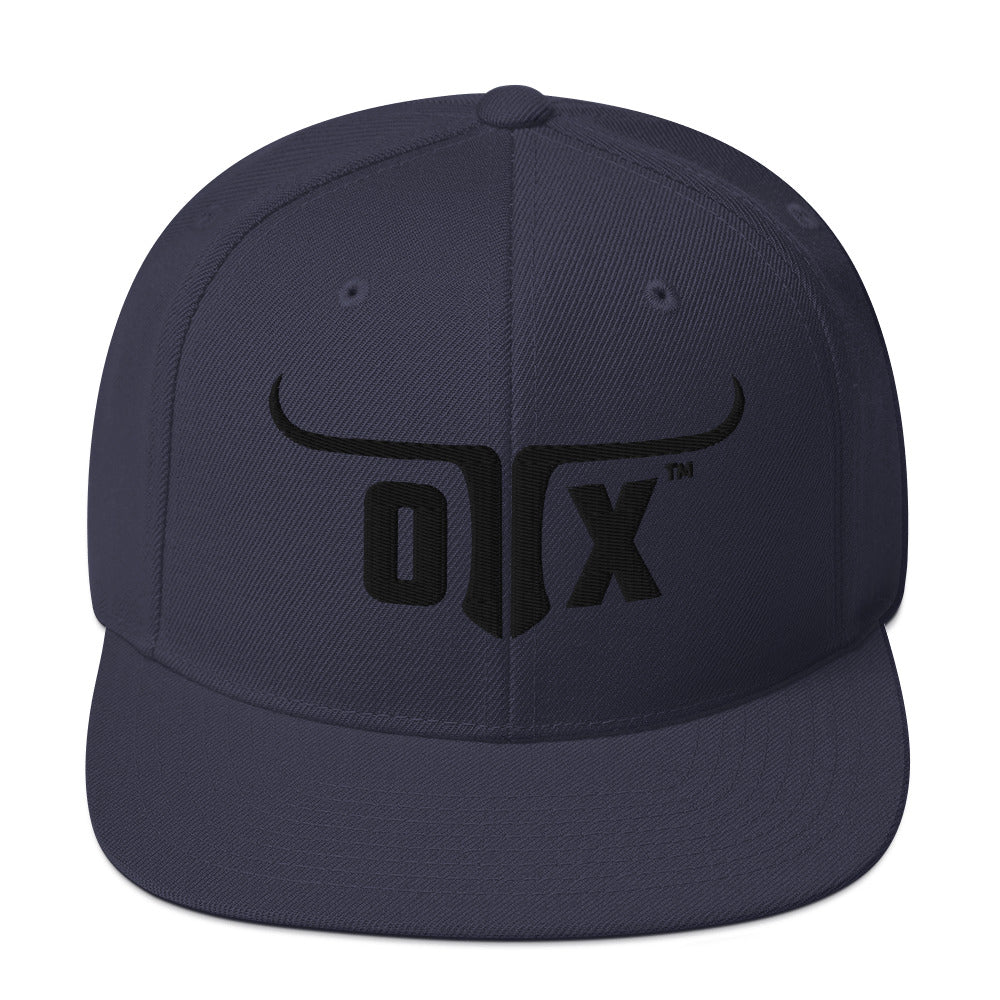 Classic Gym Snapback with Flat Brim