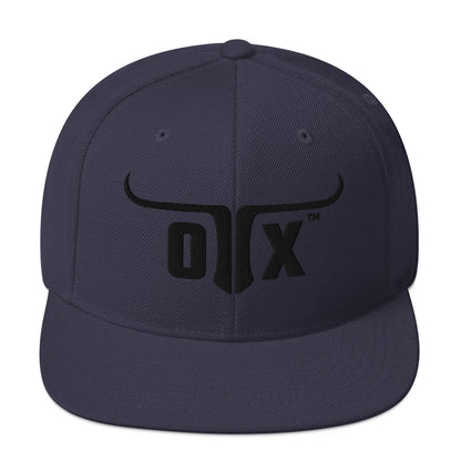 Classic Gym Snapback with Flat Brim
