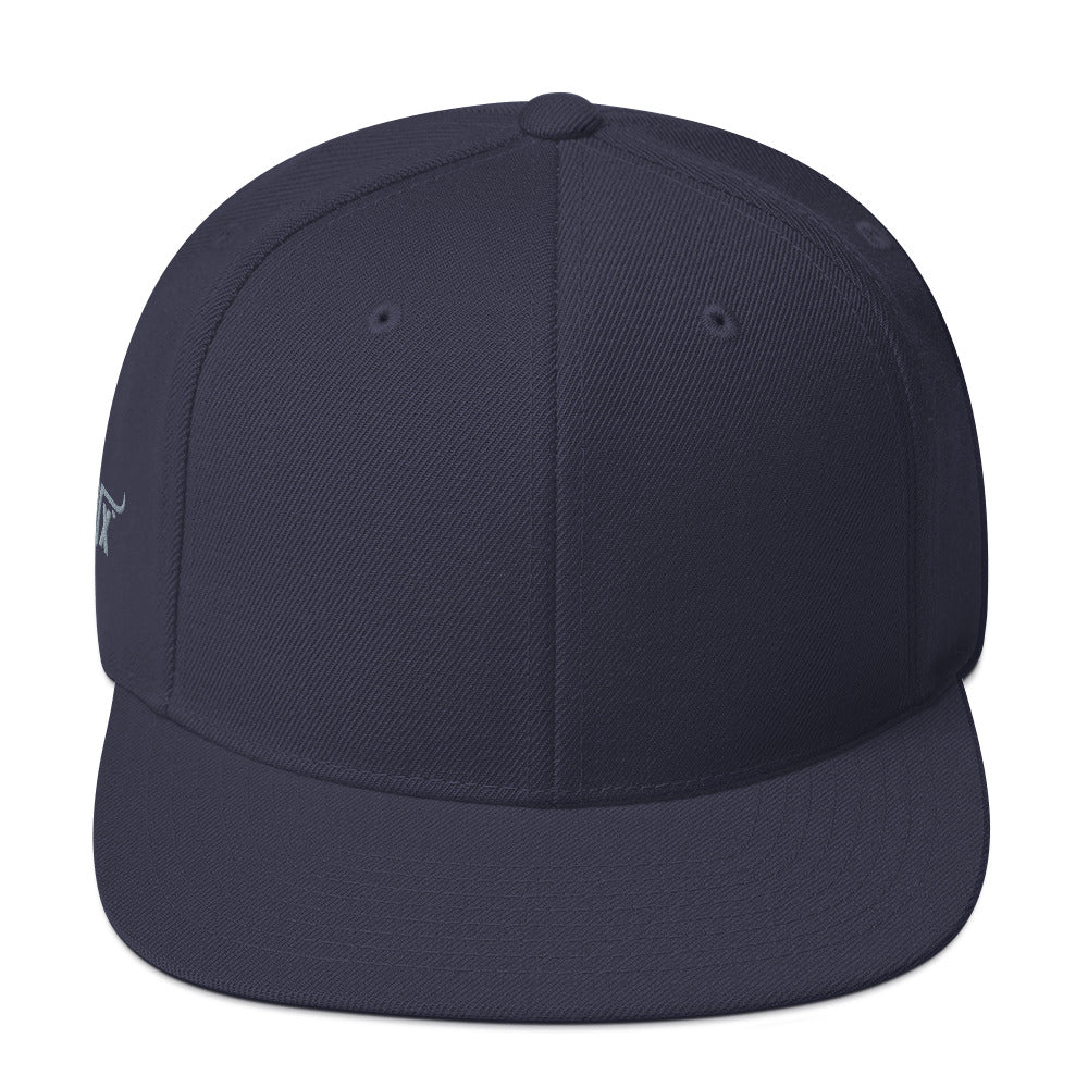 Classic Gym Snapback with Flat Brim