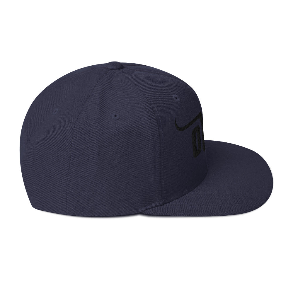 Classic Gym Snapback with Flat Brim