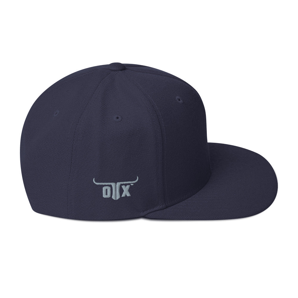 Classic Gym Snapback with Flat Brim