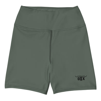 High-Waisted Performance Workout Shorts