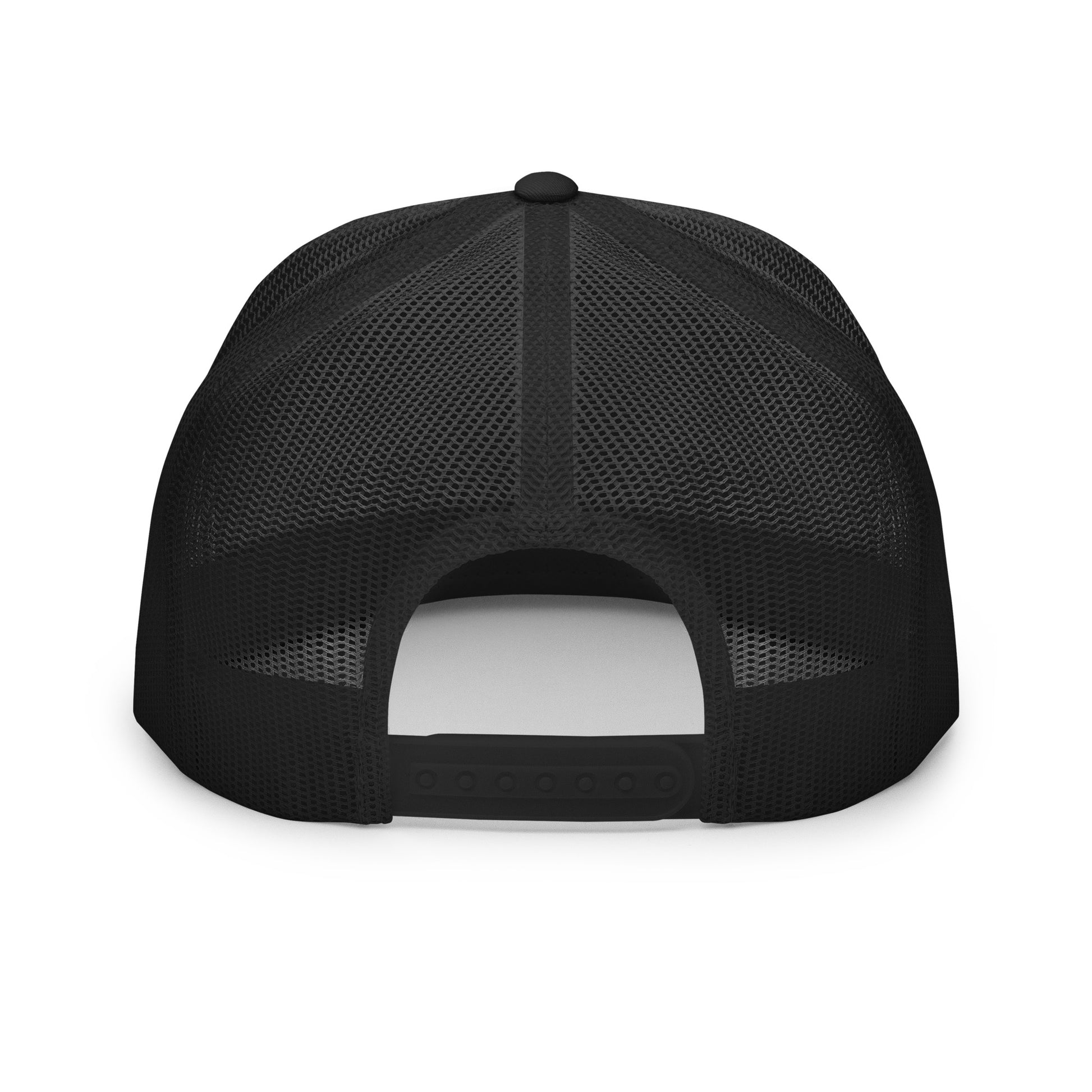 Flat bill trucker cap