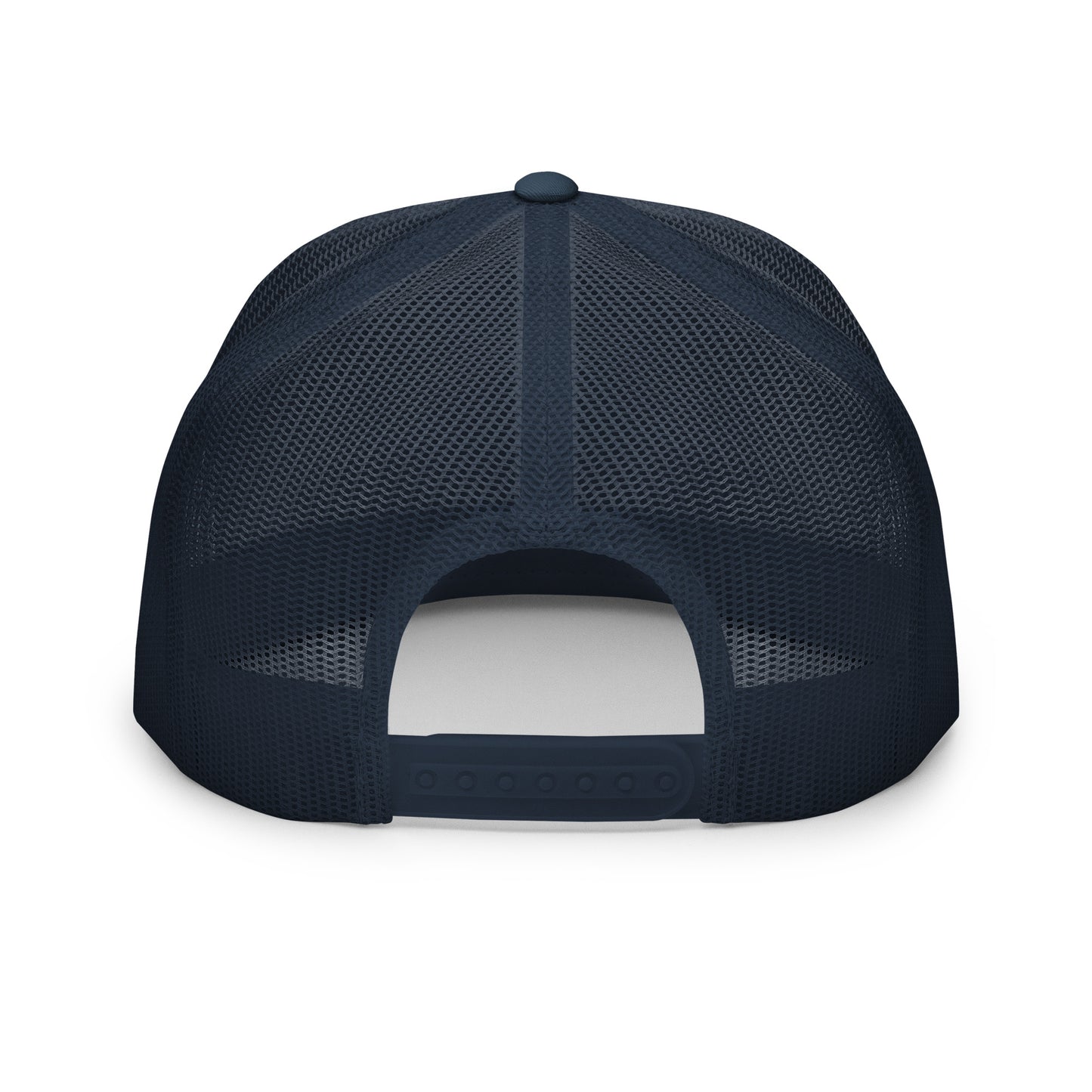 Flat bill trucker cap